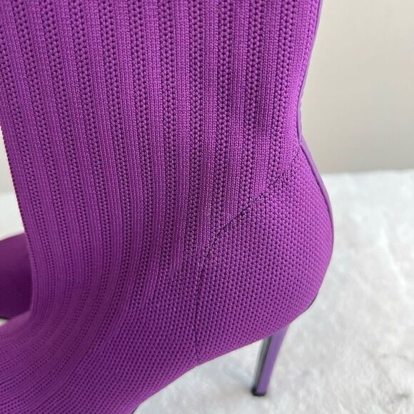 Guess Dallyce Logo Purple Sock Booties 6.5 Women - Picture 4 of 9